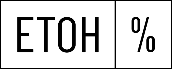 EtOH with boxed percent mark